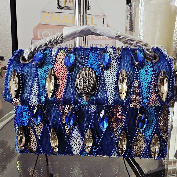 Kurt Geiger Handbags - Kurt Geiger Multicolor Sequin Clutch